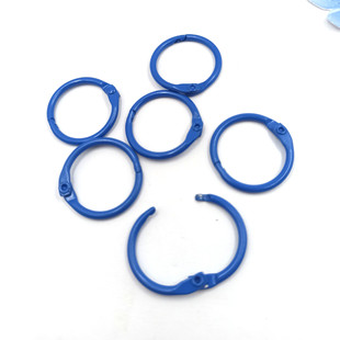 Macaron Iron Spray Paint Open Key Ring Small Ring Colorful Ring Buckle DIY Decoration Accessories