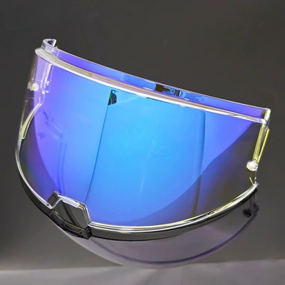 Dəbilqə (Kaska) aksesuarları: Visor Helmet Accessories - aurora-blue-hd-for-day-and-night-use
