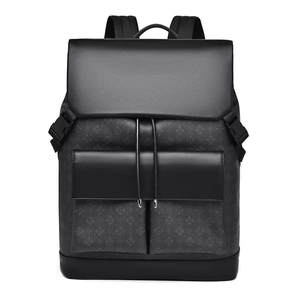 跨境批发双肩包百搭休闲质感商务16寸电脑包出差旅行男高级感背包