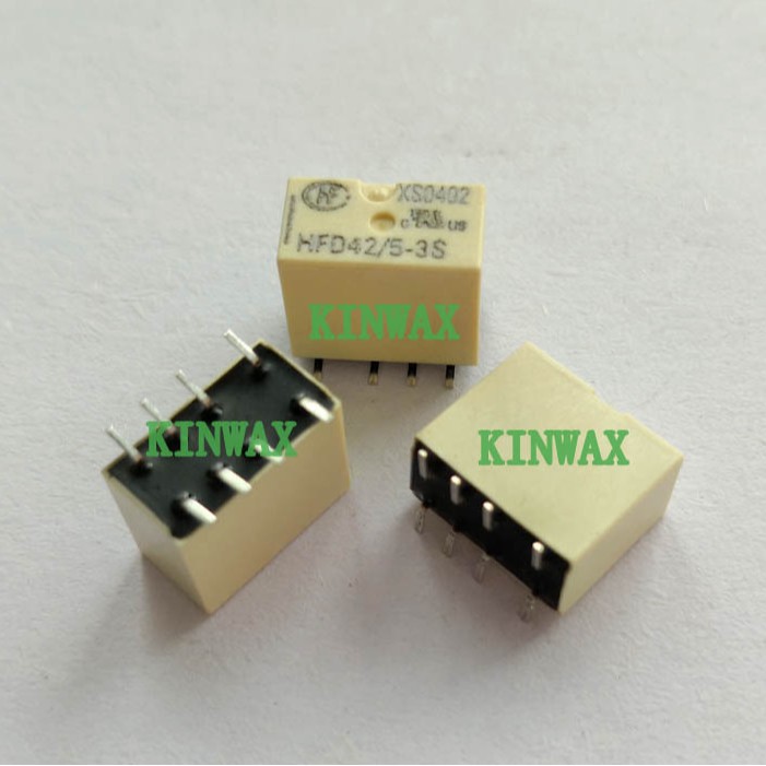 HFD42/1.5-3 两组转换8脚单稳态双列贴片型继电器HONGFA