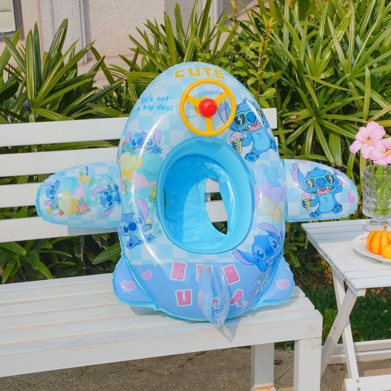 Anillo de natación para aviones para niños, volante para bebés, anillo de asiento para niños, anillo de salvavidas inflables grueso anti-rollback image 8