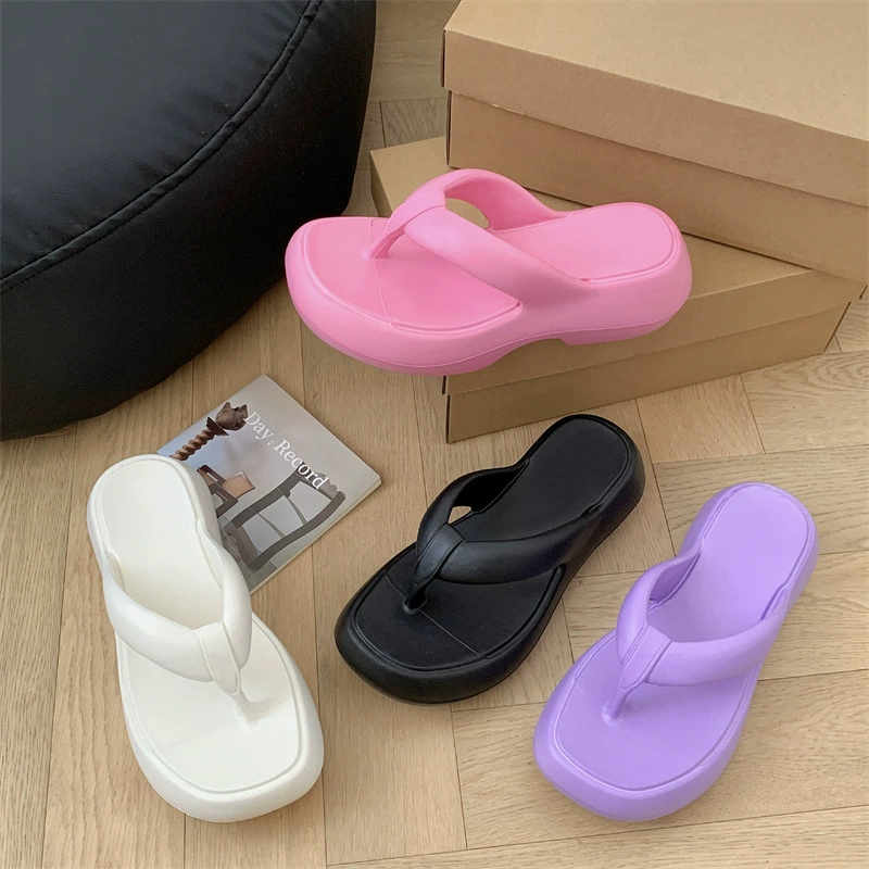 EVA шлепанцы женщина лето 2024 новый стиль носить пляжную обувь на пляже