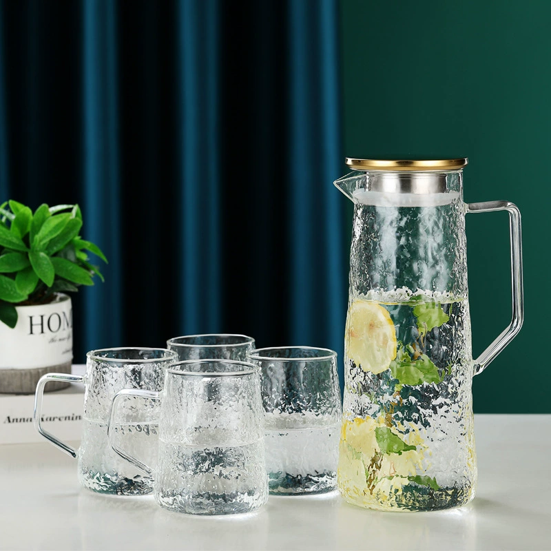 Glass capacious teapot, tea cup, tea set