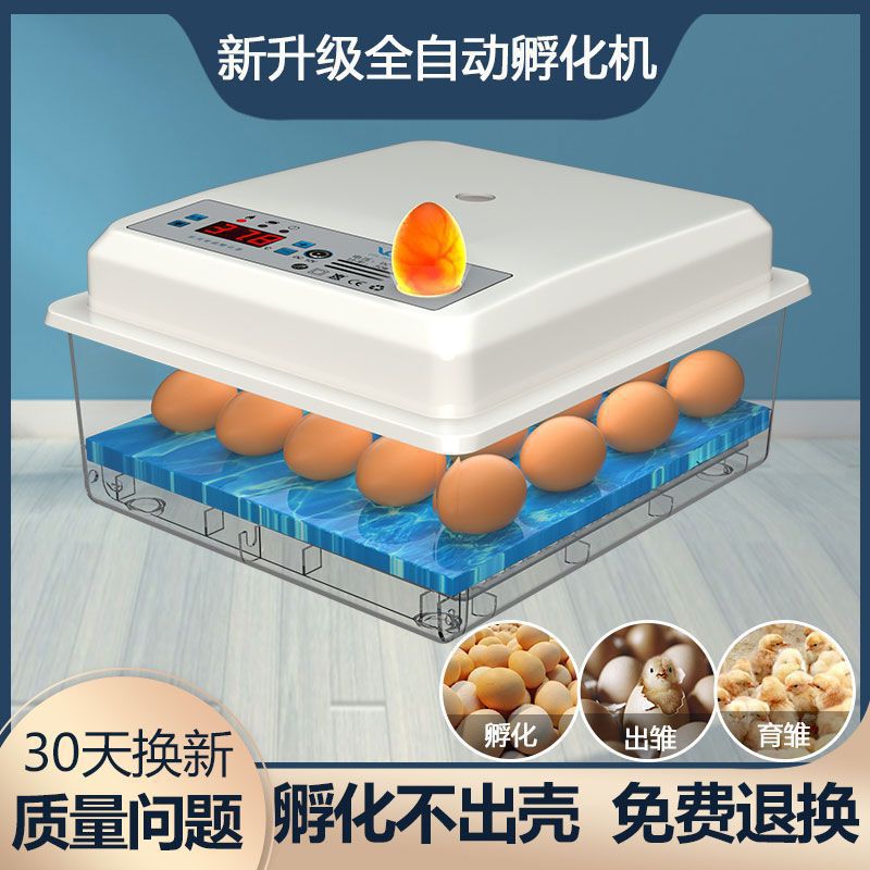 孵化器小型家用孵化机水床孵蛋器芦丁鸡鸭鹅鸽子鹌鹑迷你孵化箱