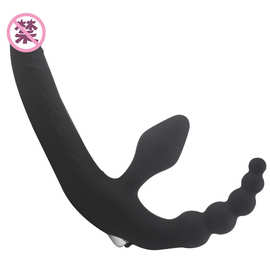 震动肛塞男女用三点震动棒自慰前列腺按摩器大阳具成人性用品批发