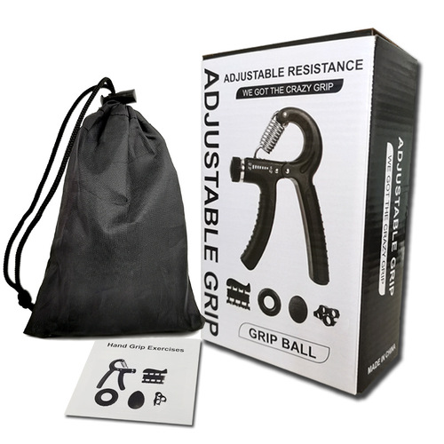 5-piece grip strength set in color box, hand strength training set for adults and children, silicone grip ball