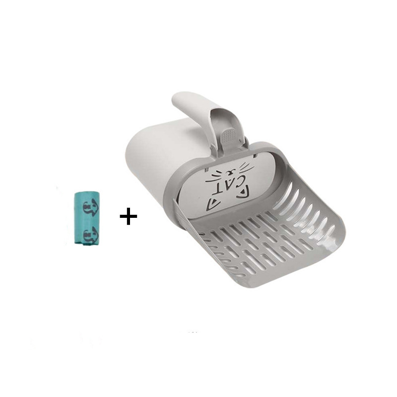 Pala para Arena de Gato, Recogedor para Mascotas, Filtro para Limpieza de Inodoros, Basura