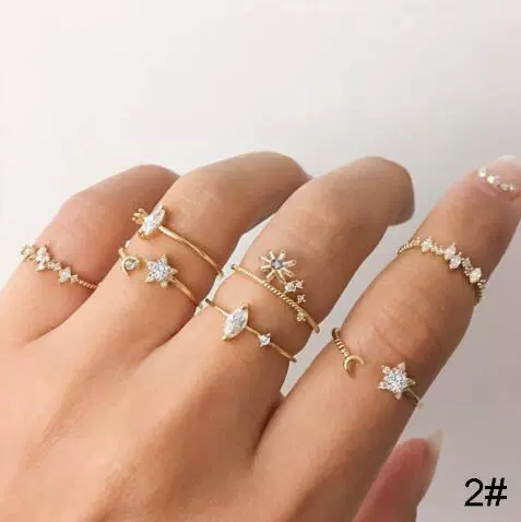 Креативное кольцо, геометрический набор, AliExpress, простой и элегантный дизайн, яркий запоминающийся стиль
