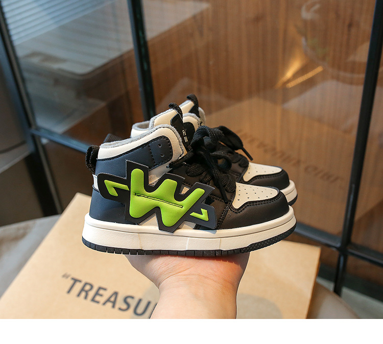 Mädchen Winter Sneaker High-top Mit Warmem Innenfutter_voghion.com