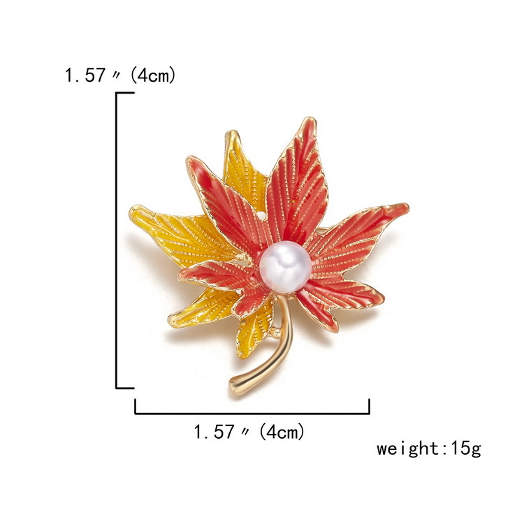 Fashion Flower Alloy Enamel Stoving Varnish Inlay Pearl Unisex Brooches display picture 11