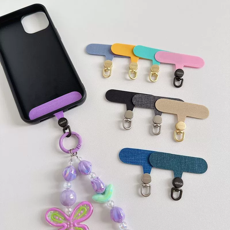 Новый хит продаж, вращающийся зажим для мобильного телефона, металлическая пряжка, съемный ремешок для мобильного телефона, наклейка на заднюю панель, многоцветная нашивка