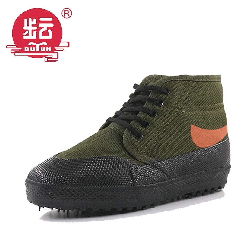 Зимняя обувь Shanghai Buyun, хлопчатобумажная обувь на флисовой подкладке, утолщенная обувь на строительной площадке, охрана труда 99, тренировочная обувь, мужская и женская теплая обувь с высоким берцем