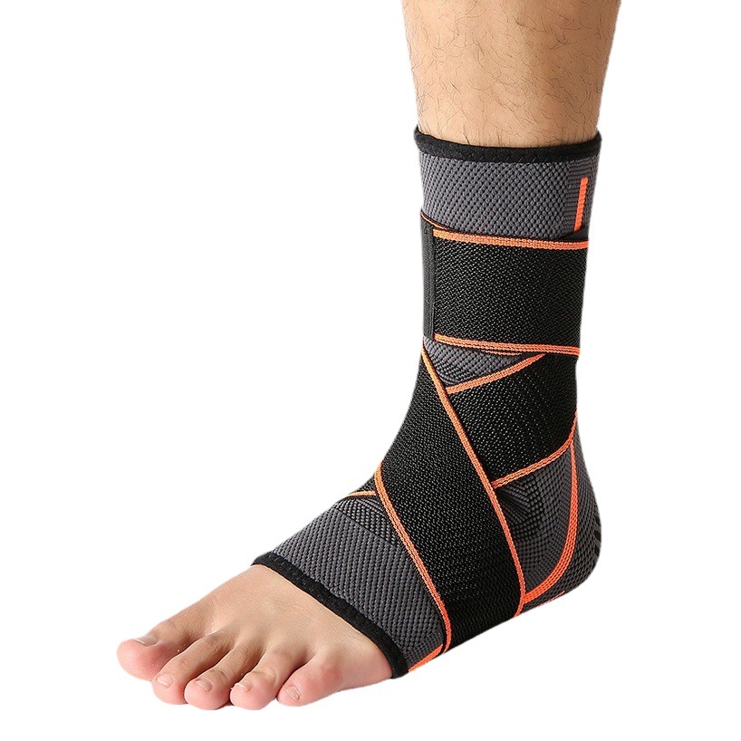 Correa de tobillo deportiva protección de tobillo nylon deportes protección de tobillo deportivo de cuatro lados elástico transpirable tobillo fijo equipo de protección
