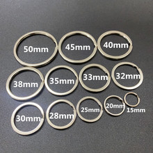 跨境专供不锈钢钥匙圈钥匙环钥匙扣锁匙圈钥匙圈带链欢迎咨询订购