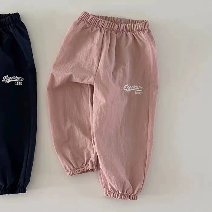 Brand autumn solid trousers for leisure for men and women girl's, Korean style, children's clothing
