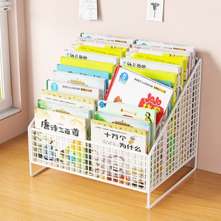 Children's Bookshelf Desktop Storage Box Desk Book Reading Rack Bedside Bay Window Baby Picture Book Storage Rack
