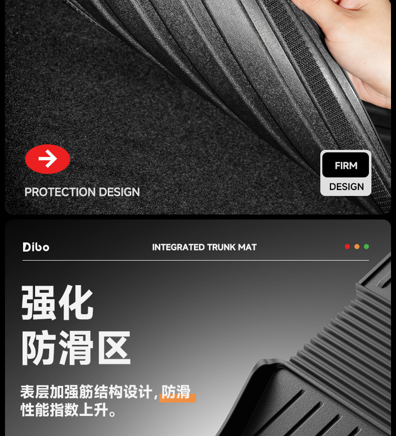 Suitable for Tesla's New Model Y3 Integrated Trunk Mat, Front and Rear Compartment Integrated Mat, Tpe Interior Protection