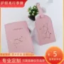 油边pu皮皮革护照套登机牌
