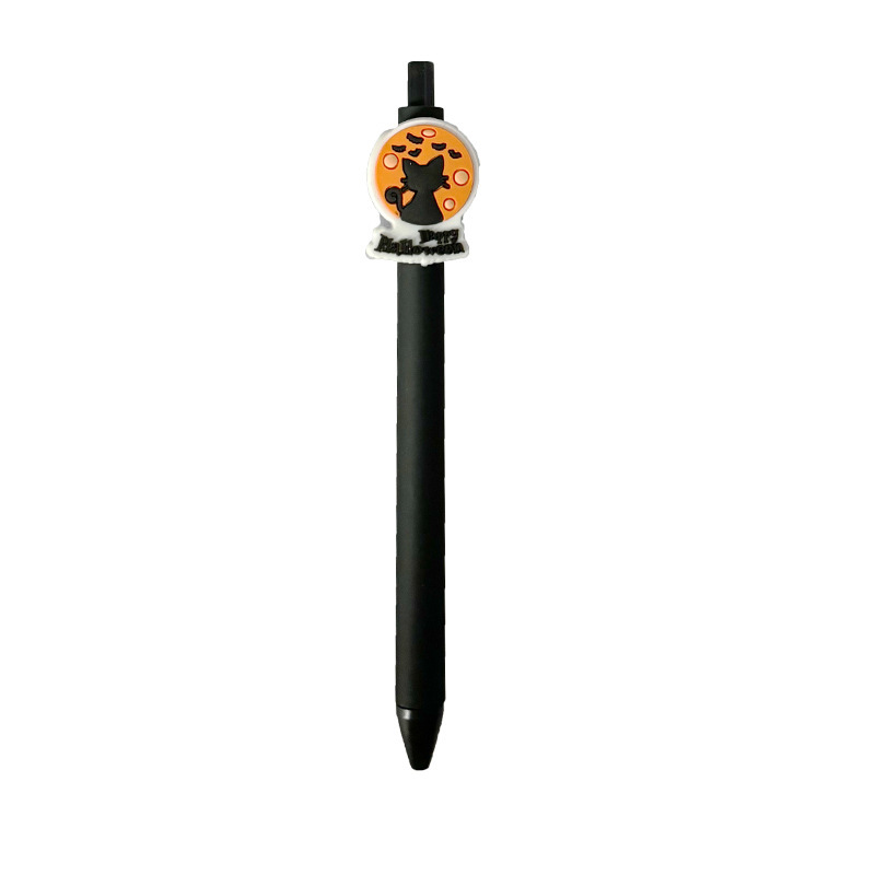 クロスボーダー新しいハロウィンボールペン PVC ソフト接着剤パッチボールペン学生ライティングギフトペン広告ペン|undefined