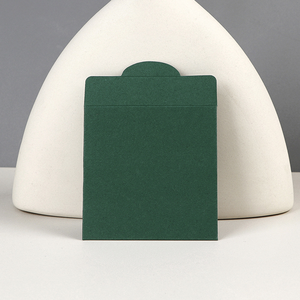 진한 녹색, 접힌 크기 8.3x8.3cm