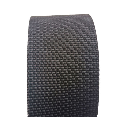 38mm bag strap with American texture black 25mm imitation nylon cord fabric strap black can be cut into strips