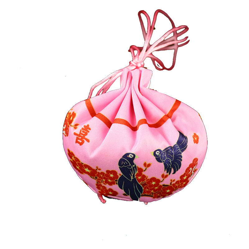 Guofeng saco Hanfu accesorios de la corte cuerdas largas bordas colgar bolsas de estilo antiguo colgantes de automóviles bolsas vacías al por mayor brocade