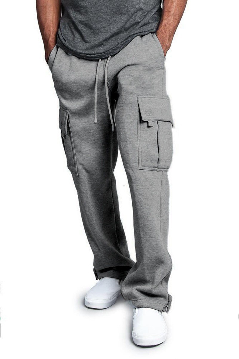 Nuevos pantalones de trabajo de hombre de bolsillo, alta calle, marca de tendencia europea y americana, pantalones casuales retrógrados para hombres transfronterizos.