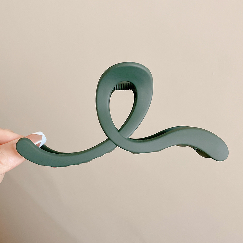 Clip de agarre, gran cantidad de cabello, horquilla esmerilada, horquilla simple, horquilla de tiburón, nuevo y exquisito tocado de alta gama, horquilla femenina