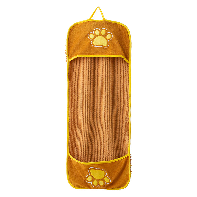 Toalla de limpieza de manos perro gato baño súper absorbente de agua de secado rápido toalla de baño gruesa grande suministros de limpieza para mascotas gato