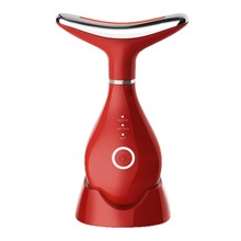 跨境批发美颈仪电动红光美容仪光子嫩肤导入仪脸部清洁按摩提拉仪