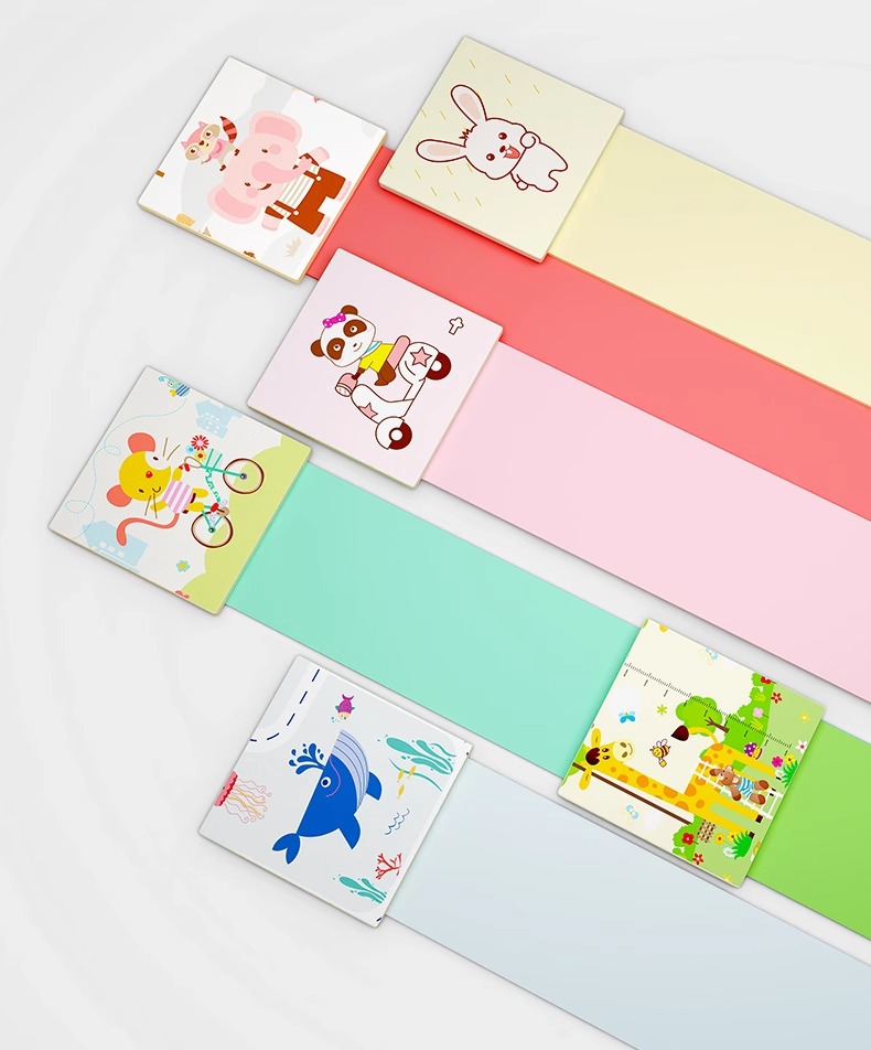Factory wholesale xpe folding crawling mat thickened baby baby climbing mat children's foam floor mat double-sided