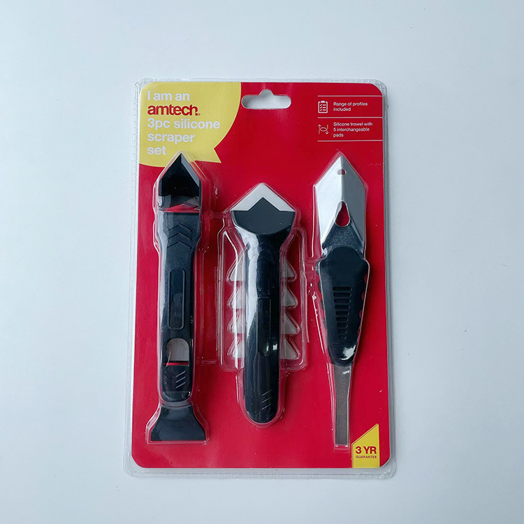 新款阴角刮板玻璃铲胶器 角度铲刀清除残胶刮刀美缝工具刮胶套装