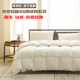 Japanese-Style Five-Star Hotel Duvet 95 White Goose down Quilt Thickened Warm Winter Quilt Double Spring and Autumn Quilt Core