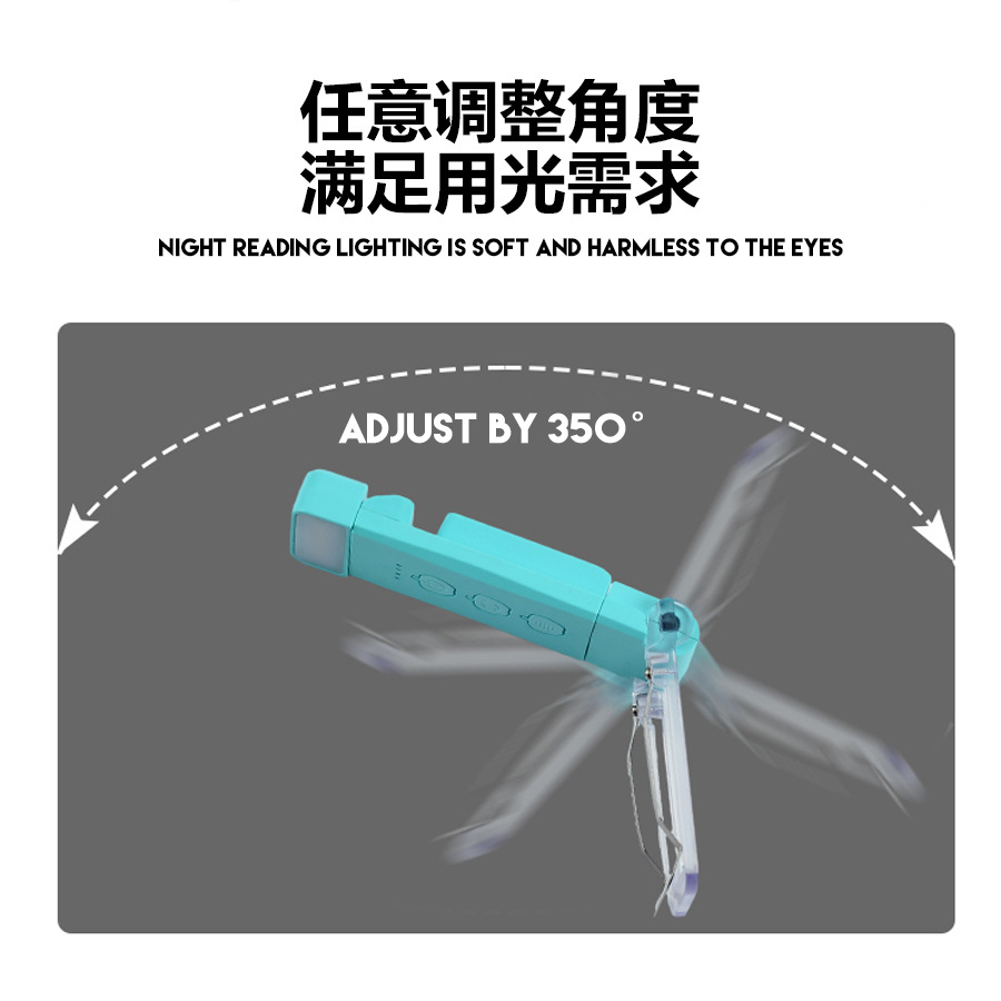 Transfronterizos portátiles de lectura de la lámpara portátil USB carga lámpara de marcadores portátil protector de ojos mini lámpara de clip LED lámpara de partitura