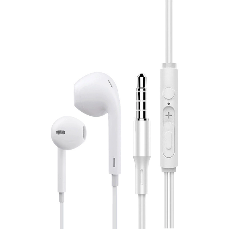 Wired earphones model 611, universal 3.5 mm or Type‑C, inline mic and volume control