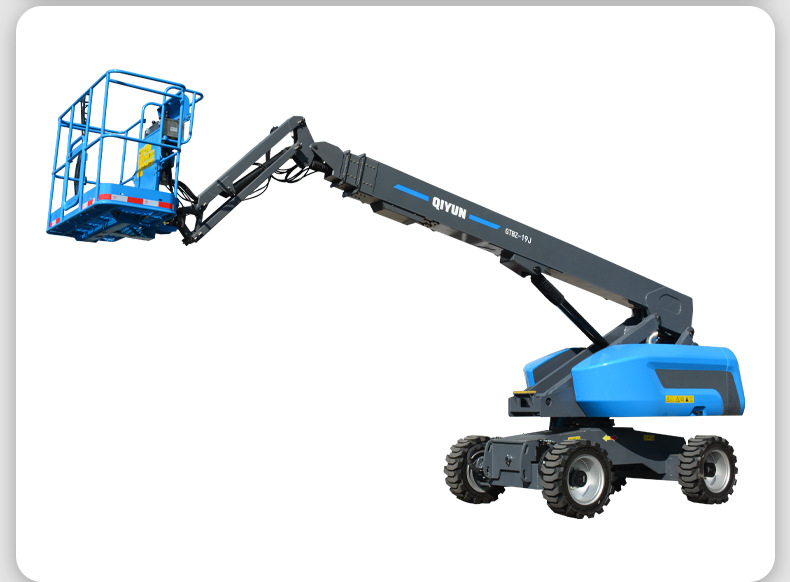 High-Altitude Work Vehicle Lift Outdoor Bicycle Hydraulic Electric Diesel Machinery Climbing Vehicle Bicycle Straight Arm Type