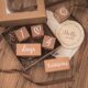 Beech wood printing milestone box six-piece baby growth commemorative photo props baby room decoration ornaments