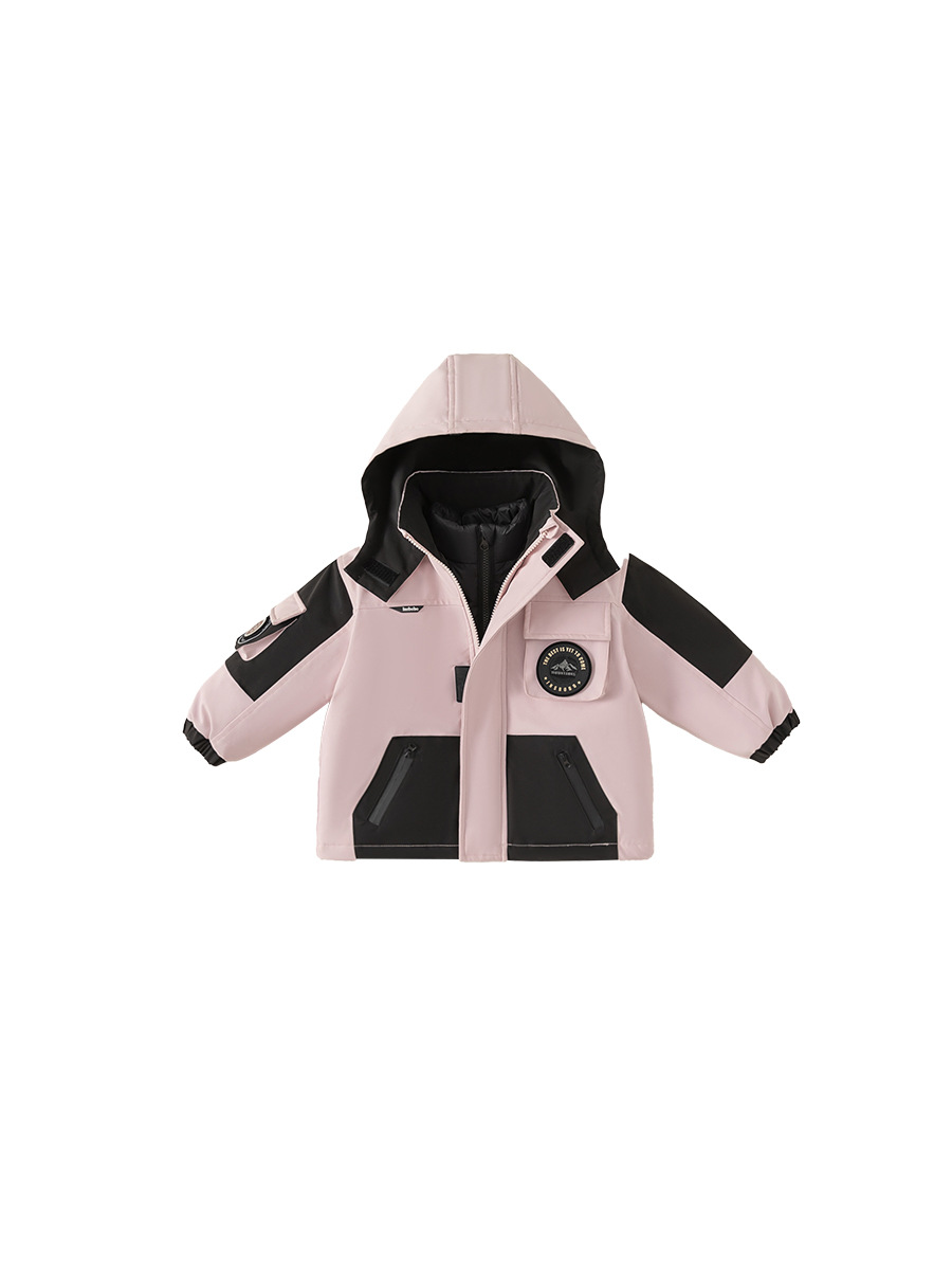 Yubao ropa infantil herramientas para niños chaqueta de plumón nuevo 3 - en - 1 revestimiento de niñas abrigo caliente chaqueta de niño con capuz