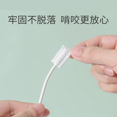 All English Baby Oral Cleaner Gauze Toothbrush Baby Tongue Cleaner Magic Tool Manufacturer One Piece Drop Shipping