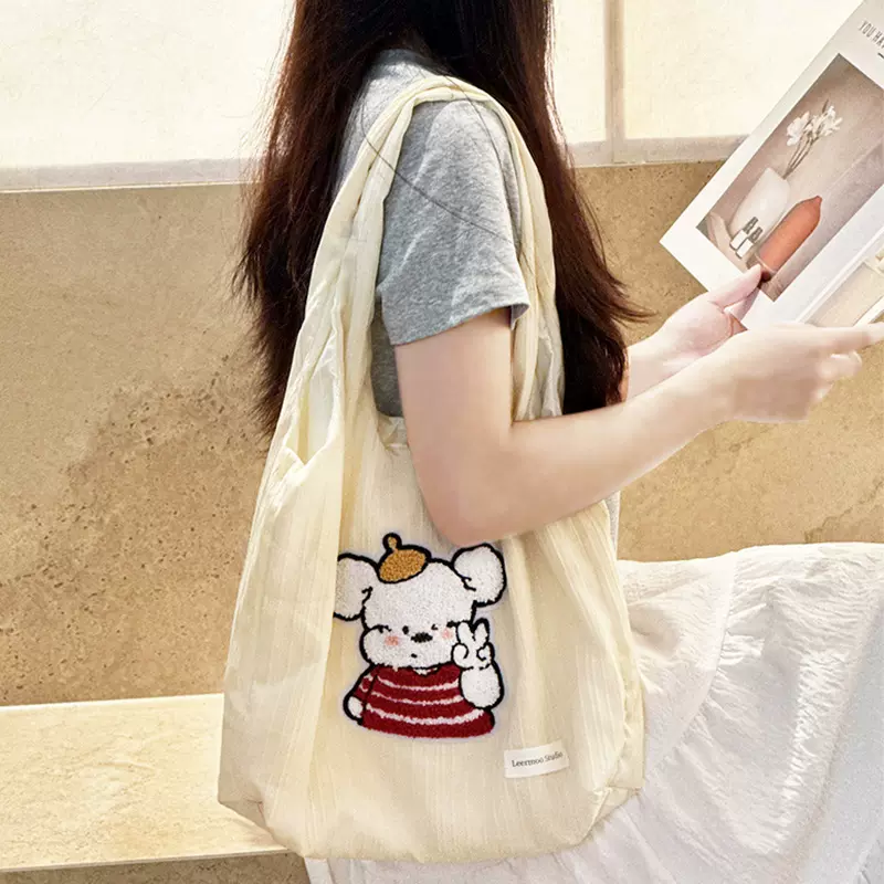 韩国小众 ins风单肩包学生百搭通勤斜挎包女韩系慵懒大容量托特包