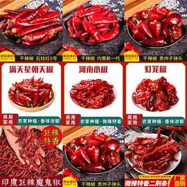餐饮商用5斤小米辣小米椒干辣椒魔鬼辣特辣朝天椒贵州辣椒灯笼椒
