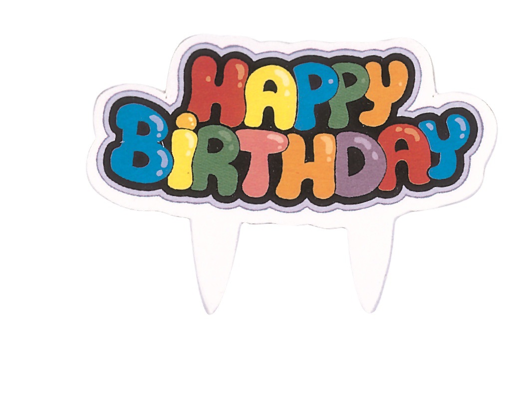 生日快乐蛋糕装饰插旗甜品蛋糕装饰牙签插旗厂家热款派对用品批发