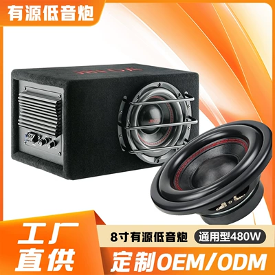 Factory Direct Sales of High-Power Active Subwoofer 8inch Suitable for Modification of Heavy Bass Speakers (Car speaker/subwoofer)