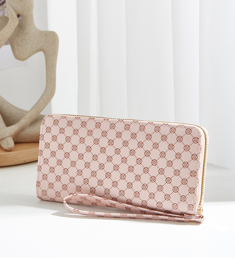 Neuer langer Reißverschluss für Damen, modische Vintage-Geldbörse mit mehreren Kartenfächern und Handytasche_voghion.com