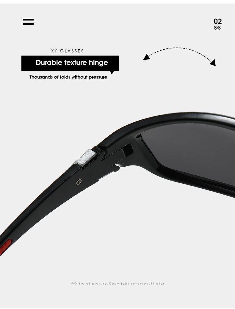 72g Weight Full Frame Glasses Structure Sunglasses Classification Tac, UV400 Protection Lens Material Biker Glasses Style Travel Occasion Color Block Pattern All Seasons Season Unisex Gender Casual Style Grey, Black Color Casual Color Block Tac UV400 Protection Biker Full Frame Men's Sunglasses 19
