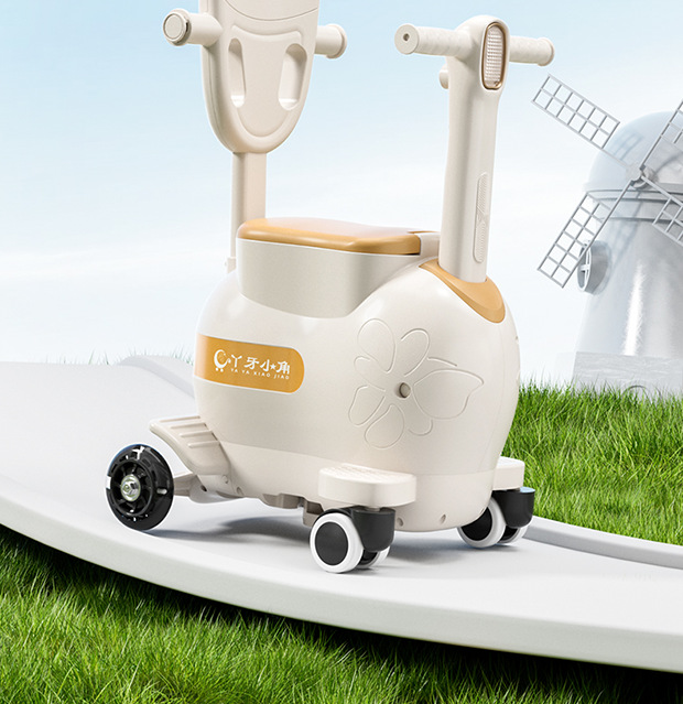 Electric car child seat can be implemented with music front battery car baby storage seat baby child walking baby