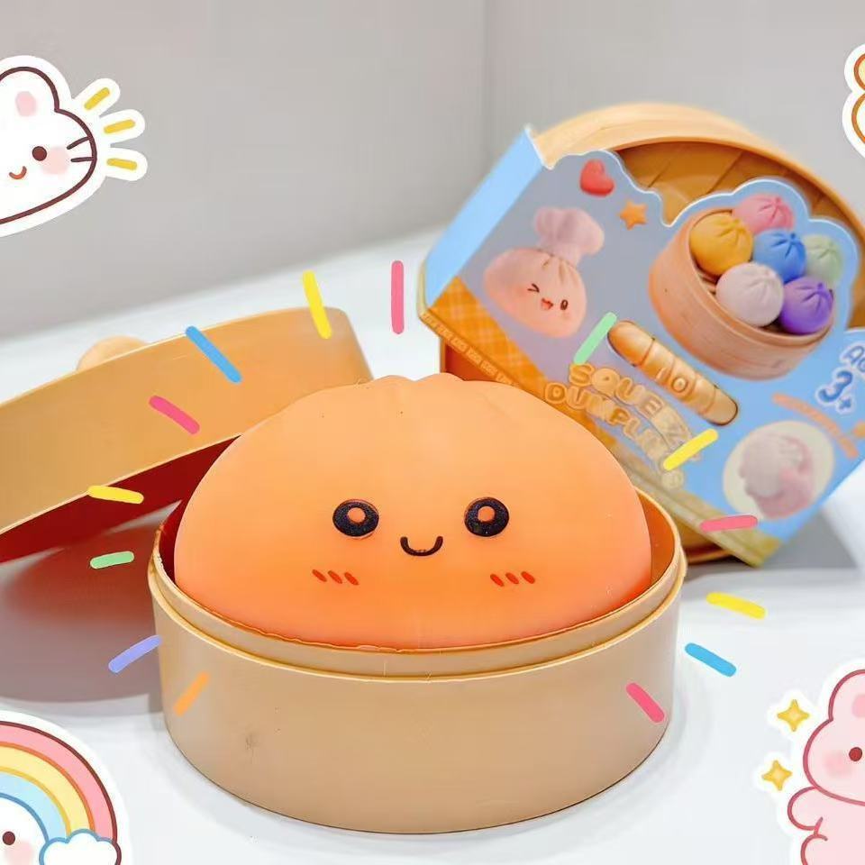 Emociones de dibujos animados de explosión de sonido, paquetes de simulación de la lala, jaula de paquetes de barras de aceite, juguetes de reducción de presión, regalos para estudiantes