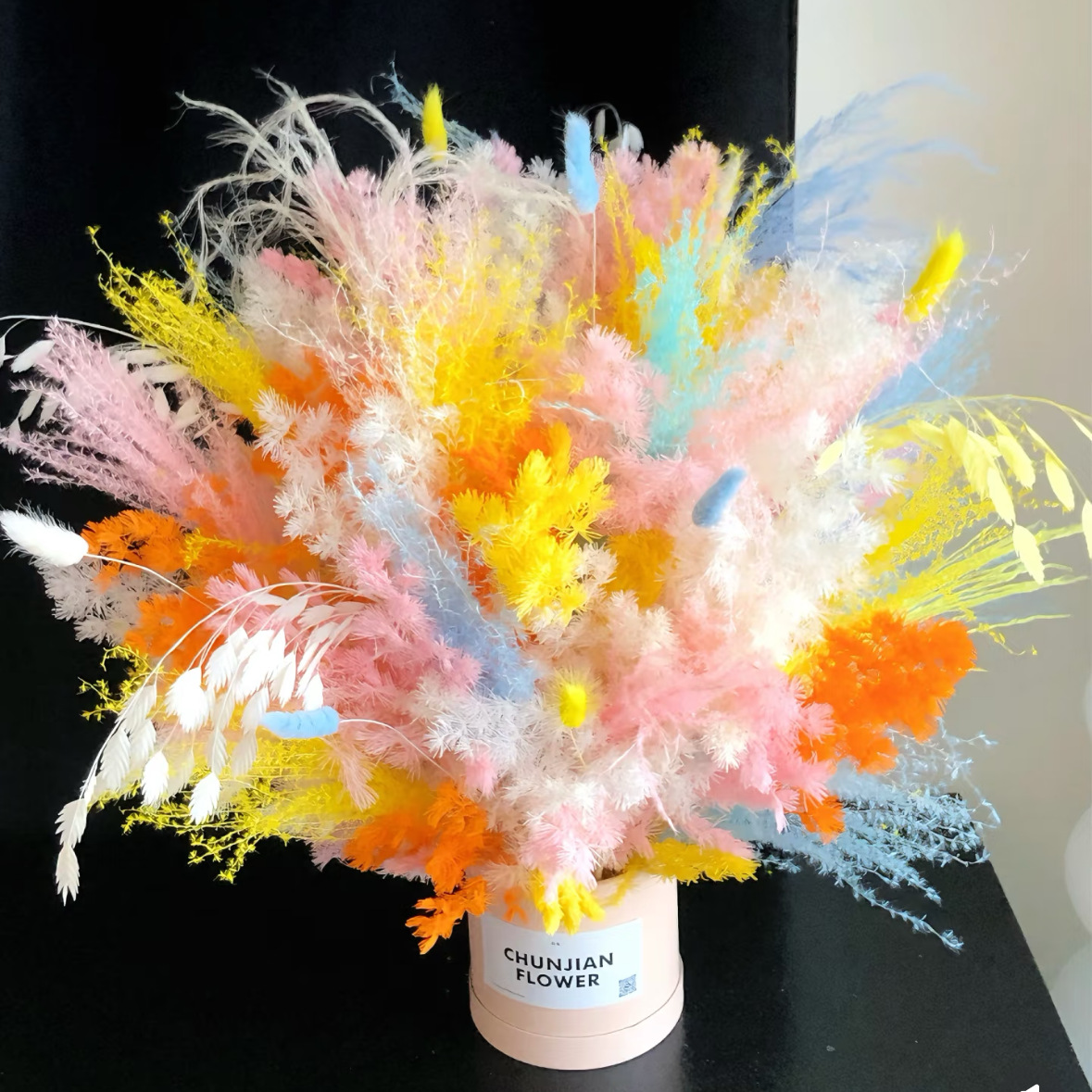 ♔永生蓬莱松干花真花雪松跨境家居婚礼装饰云南工厂批发蓬莱松