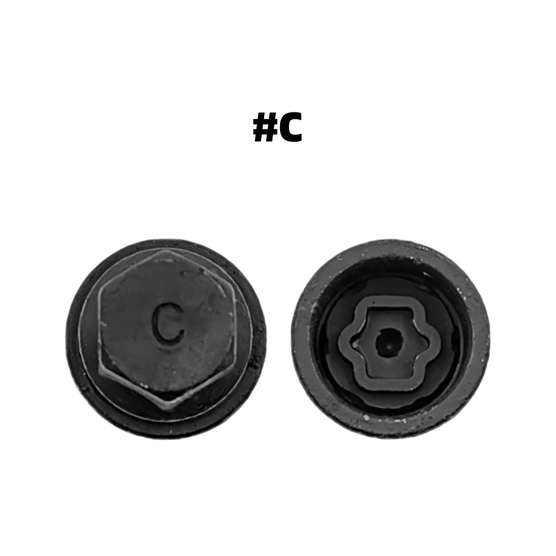 Suitable for Toyota Tire Anti-Theft Screw Socket Removal Tool Key for Sienna, Prado, Land Cruiser, Lexus