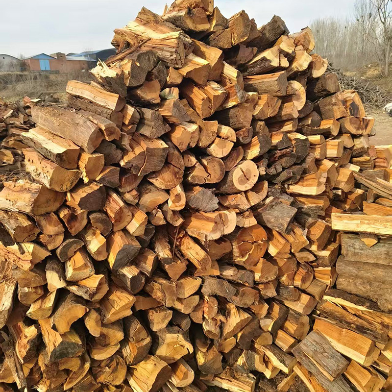 Jujube Wood Firewood Logs for Fireplace Heating, Camping Dry Firewood, Small Segments of Duck Roasting Wood, Fruit Wood Firewood